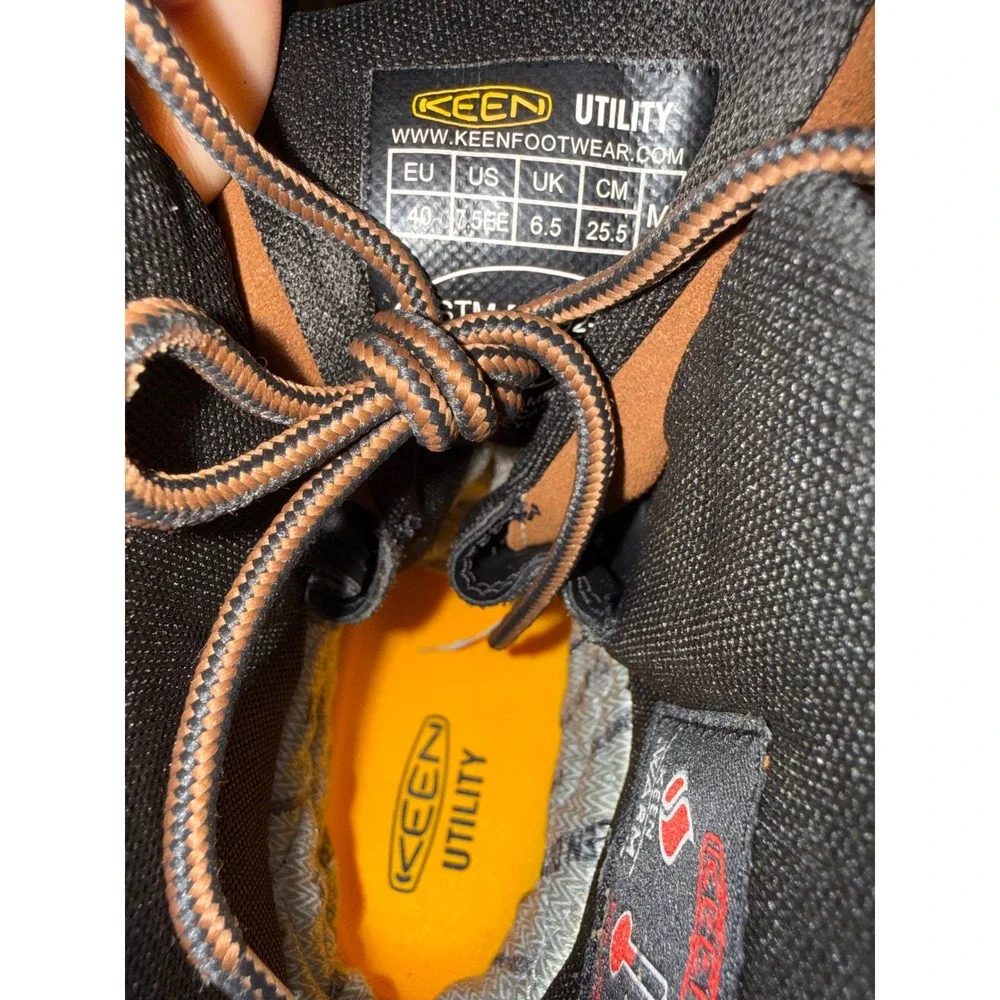 Keen Utility 600G Insulated Waterproof Work Boots‎ Brown Leather Mens 7.5 EE